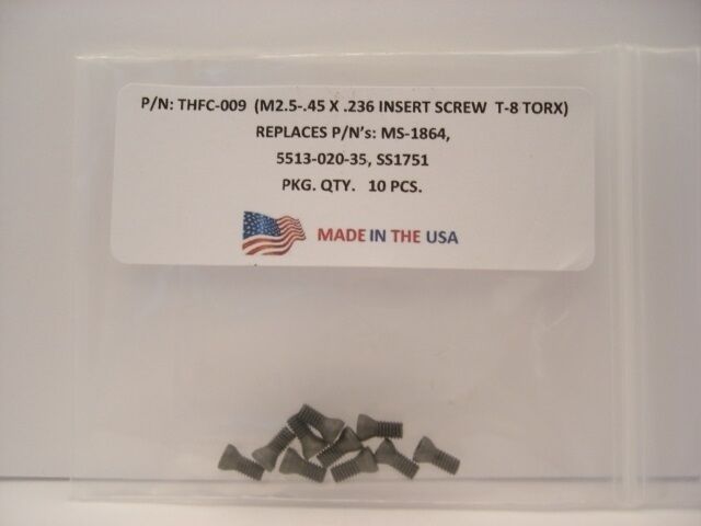 10 Pieces THFC-009-MS-1864 Insert Screw